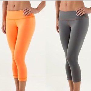 NWT Lululemon Reversible Wunder Under Crop Legging